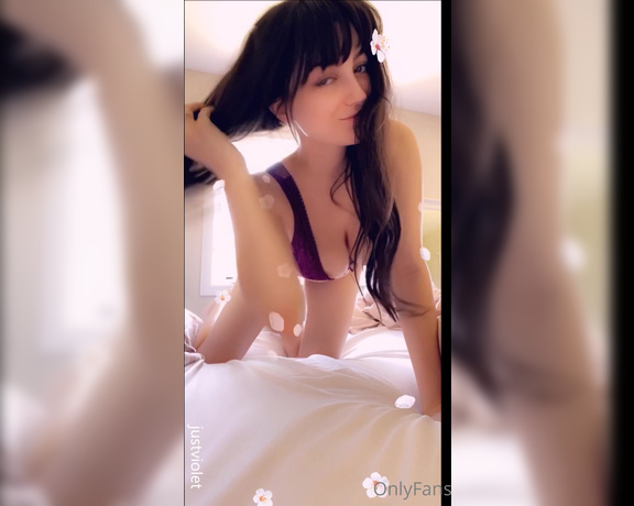 JustViolet aka justviolet - 07-16-2020 OnlyFans Video - morning tease in bed 959mins_q389