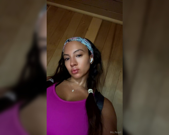 Sasha Pearl aka sashapearl23 - 09-04-2024 OnlyFans Video - Hot in the sauna