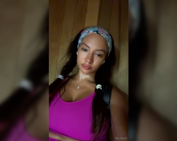 Sasha Pearl aka sashapearl23 - 09-04-2024 OnlyFans Video - Hot in the sauna_j4zi