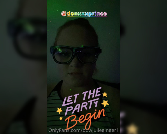 Julie Ginger aka bbwjulieginger1 - 04-11-2021 OnlyFans Video - Had ourselves a Lil party last night  donxxxprince