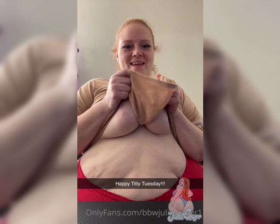 Julie Ginger aka bbwjulieginger1 - 05-02-2023 OnlyFans Video - I will be going live tonight at 5pm PST Come hang out with me and lets