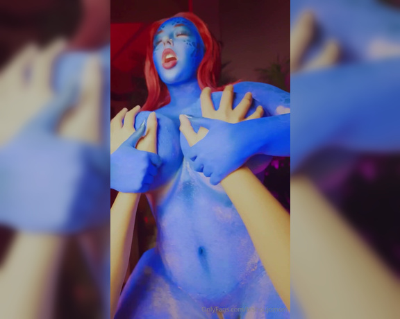 Juliette Michele aka bishoujomom - 11-18-2024 OnlyFans Video - NEW Mystique from X_Men 7min 45 sec simulated SEX TAPE  Mystique needs information from you