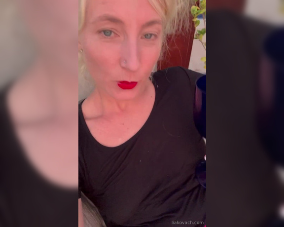 Lia Ann aka lia.ann - 07-22-2024 OnlyFans Video - Sipping on white wine and capturing the moment