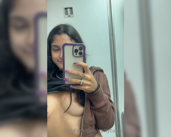 Natalia Xnattybaby aka xnattybaby - 04-04-2023 OnlyFans Video - would you play with me in the airplane bathroom