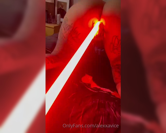 AlexxaVice aka alexxavice - 08-15-2022 OnlyFans Video - life is strange and brilliant and everyone should get to ride a lightsaber