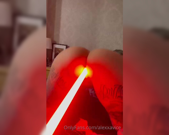 AlexxaVice aka alexxavice - 08-15-2022 OnlyFans Video - life is strange and brilliant and everyone should get to ride a lightsaber