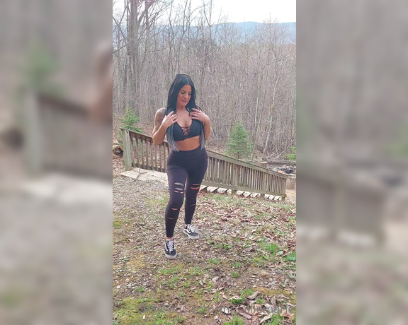 Allie Marie aka mrsalliemarie - 03-18-2022 OnlyFans Video - Im at a cabin in the woods in the mountains for the weekend