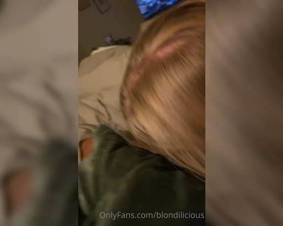 Blondilicious aka blondilicious - 10-21-2020 OnlyFans Video - No here you go Cum in my mouth