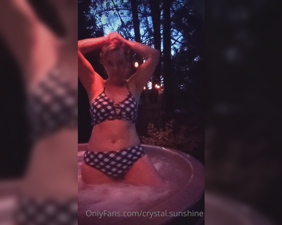 Crystal Sunshine aka crystal.sunshine - 06-18-2021 OnlyFans Video - Mini strip tease for you  Check your DMs for full video