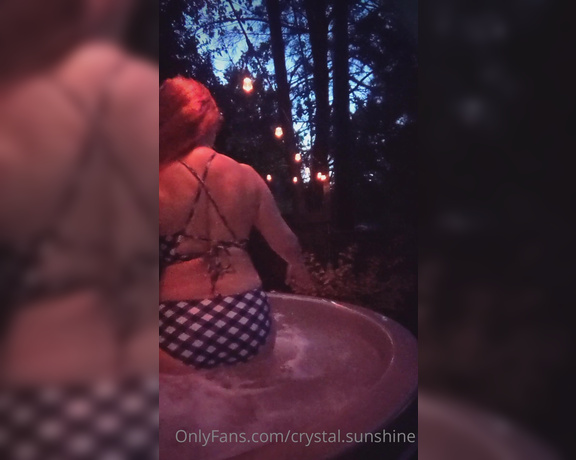 Crystal Sunshine aka crystal.sunshine - 06-18-2021 OnlyFans Video - Mini strip tease for you  Check your DMs for full video