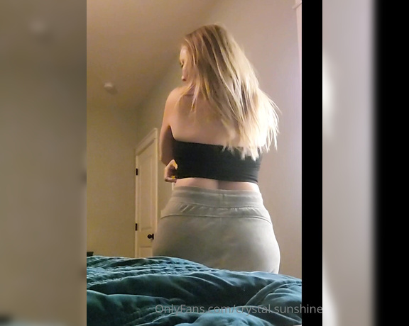 Crystal Sunshine aka crystal.sunshine - 07-19-2023 OnlyFans Video - Its been a long day Im just in the mood to strip off all of my