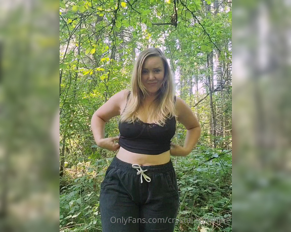 Crystal Sunshine aka crystal.sunshine - 08-15-2023 OnlyFans Video - Its a beautiful day to get new naked in nature, dont you think Have you ever