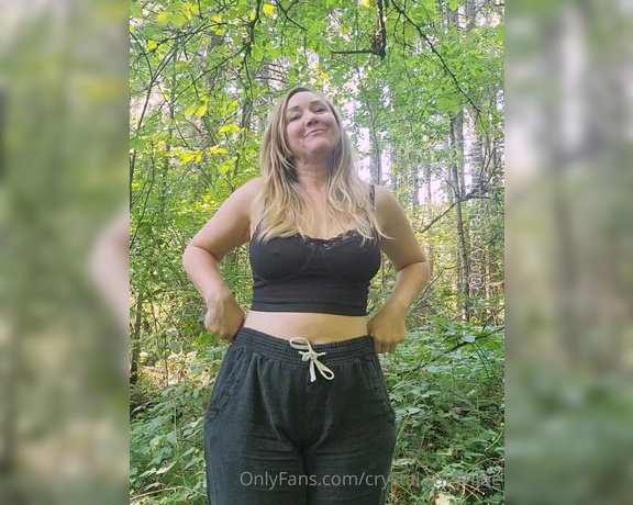 Crystal Sunshine aka crystal.sunshine - 08-15-2023 OnlyFans Video - Its a beautiful day to get new naked in nature, dont you think Have you ever