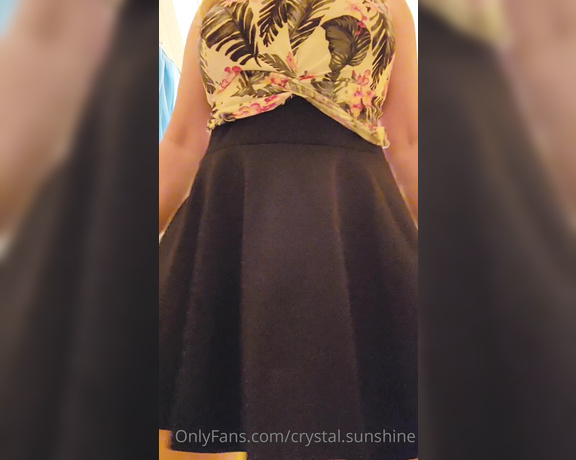 Crystal Sunshine aka crystal.sunshine - 05-28-2023 OnlyFans Video - I love the way I feel in cotton panties