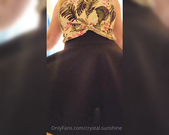 Crystal Sunshine aka crystal.sunshine - 05-28-2023 OnlyFans Video - I love the way I feel in cotton panties