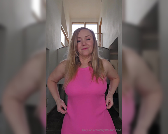 Crystal Sunshine aka crystal.sunshine - 03-11-2024 OnlyFans Video - Do your like this tight Barbie pink dress on me Heres a sneak peek of the