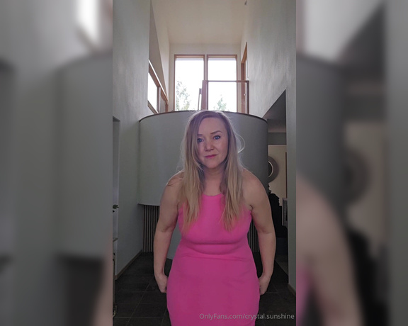 Crystal Sunshine aka crystal.sunshine - 03-11-2024 OnlyFans Video - Do your like this tight Barbie pink dress on me Heres a sneak peek of the