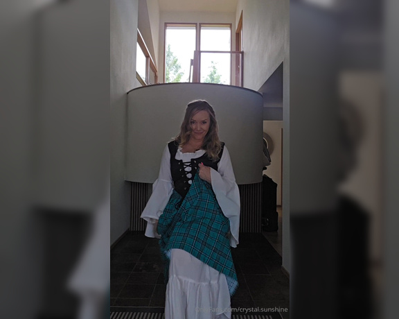 Crystal Sunshine aka crystal.sunshine - 06-16-2024 OnlyFans Video - Do I look like a Scottish wench that youd like to take a roll in the