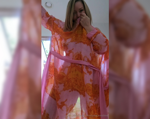 Crystal Sunshine aka crystal.sunshine - 11-26-2024 OnlyFans Video - I love teasing you with my silhouette showing through my sheer robe