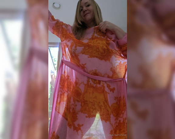 Crystal Sunshine aka crystal.sunshine - 11-26-2024 OnlyFans Video - I love teasing you with my silhouette showing through my sheer robe