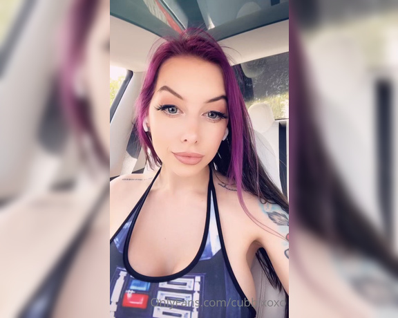 Cubbi Thompson aka cubbixoxo - 05-04-2023 OnlyFans Video - As soon as I get home _ Darth Vader outside stream 10pm central_ slave leia game