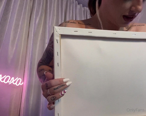 Cubbi Thompson aka cubbixoxo - 02-22-2022 OnlyFans Video - The mini video clip of why I painted my boobs since so many of you were