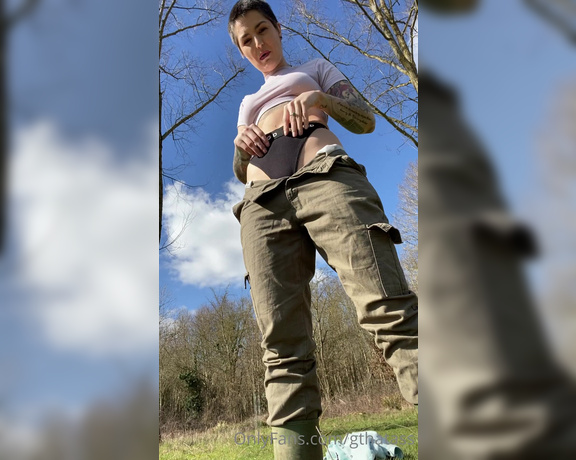 Gthatass aka gthatass - 03-20-2021 OnlyFans Video - It was such a lovely day  I took Ela on her favourite walk, met up