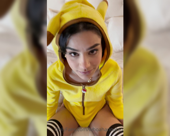 Hannah Jo aka whoahannahjo - 06-27-2021 OnlyFans Video - pikachus been naughty