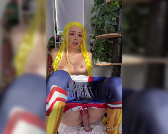 BabyFooji OnlyFans Leaks Video 2021-08-24,  Cosplay, Solo, Masturbation