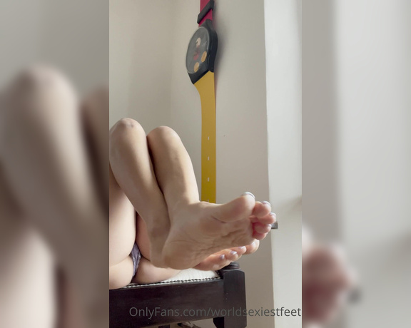 Worldsexiestfeet - I guessed I forgot to post this video for my #solelover fans Full video is . mins o4 (21.05.2021)