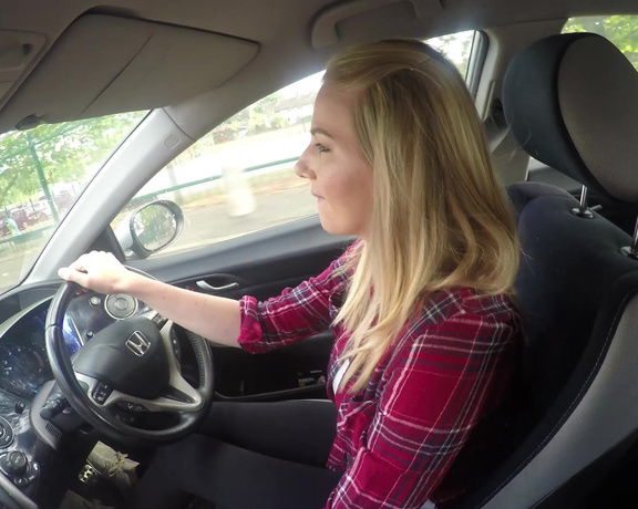 Danielle Maye XXX - Driving Date, Seat Belt Fetish, Blonde, Big Tits, Ass, Goddess Worship, ManyVids