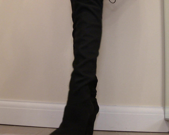 Danielle Maye XXX - Suede Boot Domination, Boot Domination, Boot Fetish, Goddess Worship, Domination, Humiliation, ManyVids