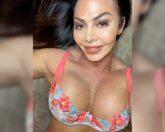 Ninadolcixxx - Do you like my sexy floral lingerie and hot pink fishnets I want to take it q (17.07.2020)