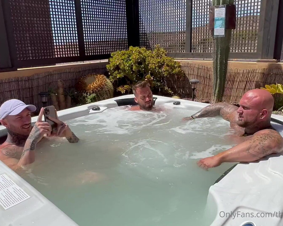 The_greek_savage - Sucking and fucking hot tub scene with these alpha daddy’s there’s firs g (03.04.2022)