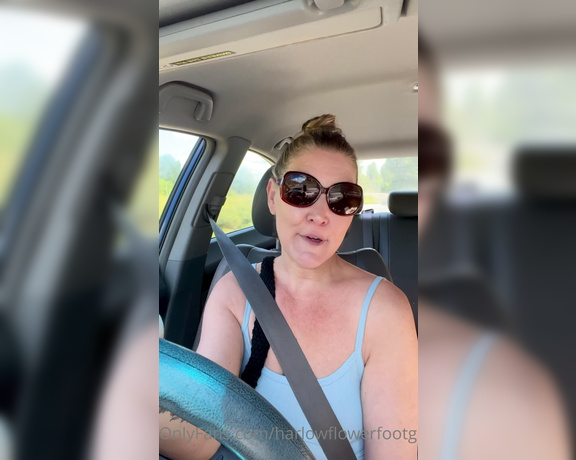 Harlowflowerfootgoddess - Join me on my commute part  Hang with me as I trek up North… x6 (10.06.2023)