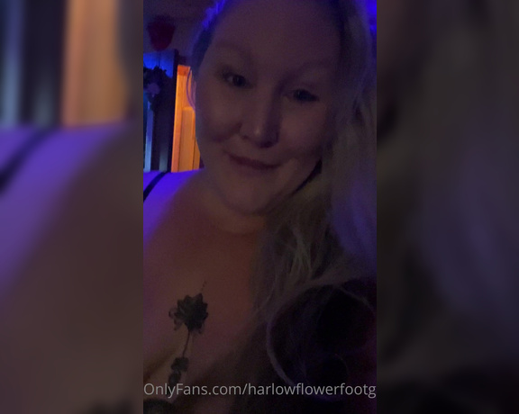 Harlowflowerfootgoddess - Just a quick hello …… Using my Real Voice’ j8 (19.06.2022)