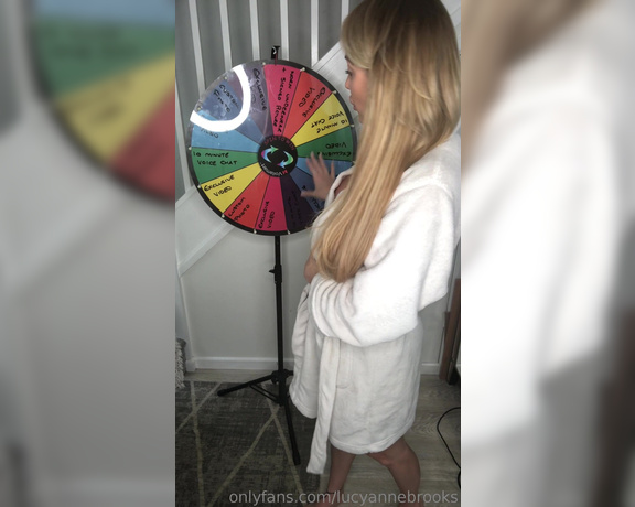 Lucyannebrooks - WANK HOLIDAY WEEKENDER  NAKED SPIN THE WHEEL How to enter today’s game . 4 (26.05.2019)