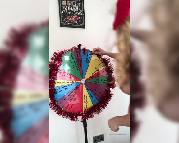 Lucyannebrooks - HAPPY DECEMBER  SPIN THE WHEEL Spin for Steve F (01.12.2019)