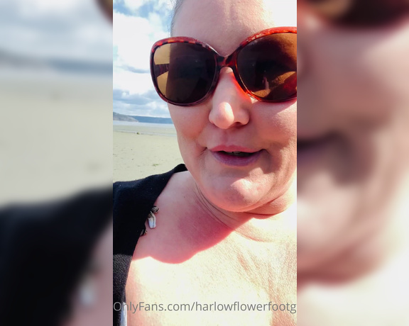 Harlowflowerfootgoddess - Join me wont you #beachlover u (30.03.2021)