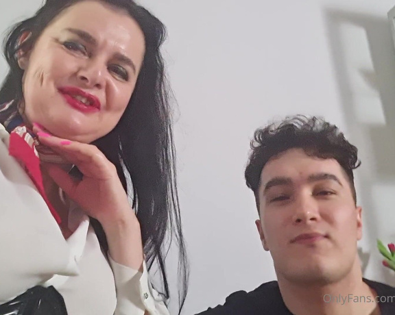 Dinahmistress - Hello from Mistress Dinah and My boy @mortyconnor we are just after video PX (10.06.2022)