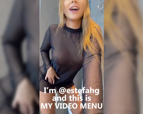 Estefahg - Mmmmmm this is my MENU OF CONTENT Just for you know bc (17.08.2021)