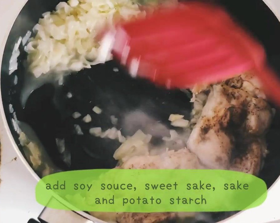Maricahase - Sexy cooking video Japanese stuffed chicken on the rice salt and pepper pea r3 (11.01.2019)