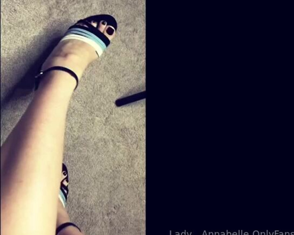 Lady Annabelle - Can never go wrong with bare feet and high heels All you think off is Me rubbing your cock w,  Big Tits, Milf, boot fetish, foot fetish, nylon fetish, Goddess, Femdom