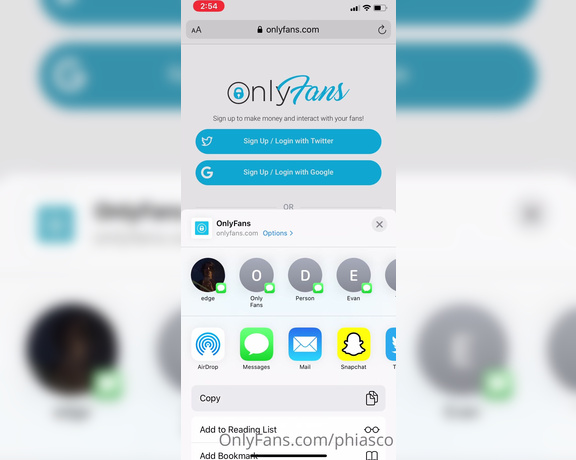 Phiasco - Here’s a quick tutorial on how to download the onlyfans app for iPhones 9 (06.07.2020)