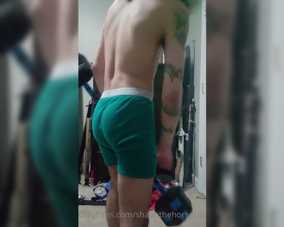 Shaunthehorsecock - Heres a montage of me exercising half naked n (02.02.2023)