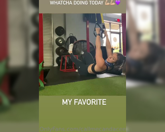 Callmecandacee - Come to the gym with me (; or watch me workout L (27.11.2022)