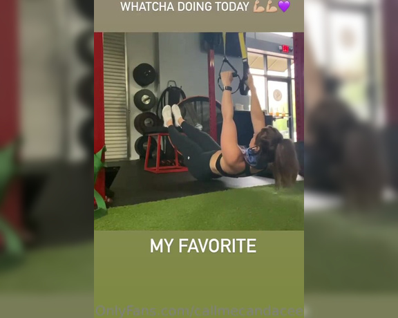 Callmecandacee - Come to the gym with me (; or watch me workout L (27.11.2022)