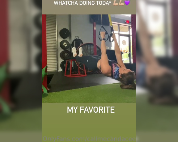 Callmecandacee - Come to the gym with me (; or watch me workout L (27.11.2022)