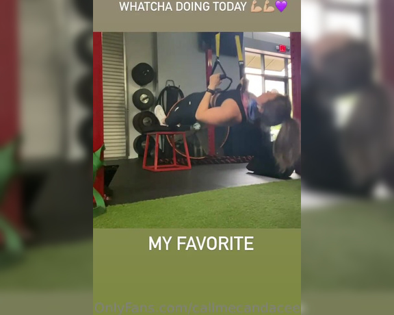 Callmecandacee - Come to the gym with me (; or watch me workout L (27.11.2022)